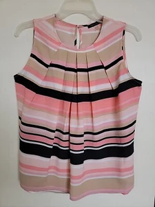 Camiseta sin mangas plisada para mujer de Tommy Hilfiger - talla pequeña - Imagen 1 de 3