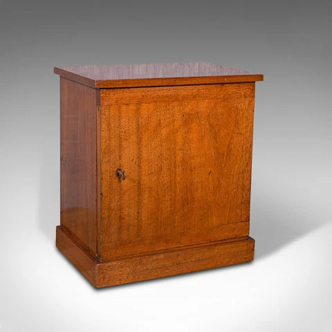 Antique Collector's Cabinet, English, Walnut, Tea, Smoker's Cupboard, Edwardian Cover