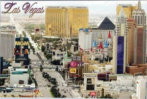 Las Vegas Strip Shining Desert Oasis Postcard Unposted - Picture 1 of 2
