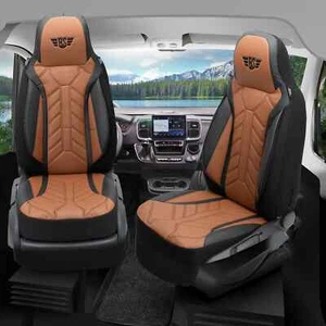 Wohnmobil Sitzbezüge passend für Phoenix R 5000 (Schwarz-Braun) - Bild 1 von 12