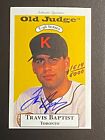 ⚾ 1996 Signature Rookies Old Judge Baseball Autograph #2 Travis BAPTIST #/6000 ⚾
