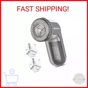BEAUTURAL Fabric Shaver and Lint Remover, Sweater Defuzzer with 2-Speeds, 2 Repl - Picture 1 of 2