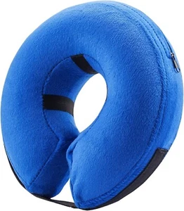 Inflatable Collar for Dogs and Cats Sz M Soft Pet Recovery Collar BENCMATE - Picture 1 of 9