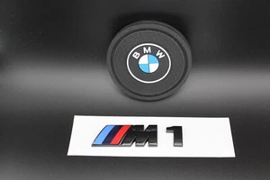 BMW M1 Emblem Aufkleber Heckklappe Schwarz glanz 20 x 90mm TOP! - Bild 1 von 2