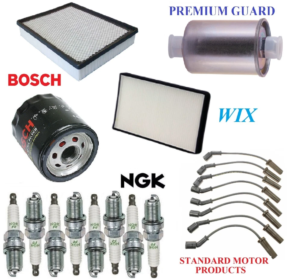 Kit de afinación filtros bujía para Chevy Silverado 2500 HD V8 6,0 L; GAS 2003-2004 Foto 1 de 1