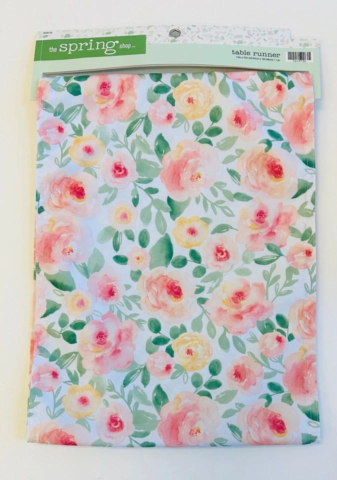 The Spring Shop Desert Skies Rainbow Boho Table Runner 72”x13” Cotton Tassels