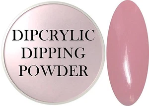 Dipcrylic Dipping Powder 1oz Jar Nail Dip Powder Sheba Nails PALE ROSE - Picture 1 of 4