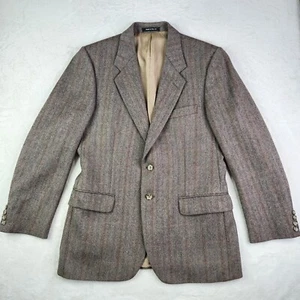 Vintage St. Michael Herren Sakko Blazer reine Wolle Tweed Suite 38 Fischgrät braun - Bild 1 von 17