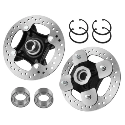 2 cubos de roda dianteira/traseira parafusos de rolamento de rotor para Polaris RZR XP 4 1000 2014-2023 - Imagem 1 de 4