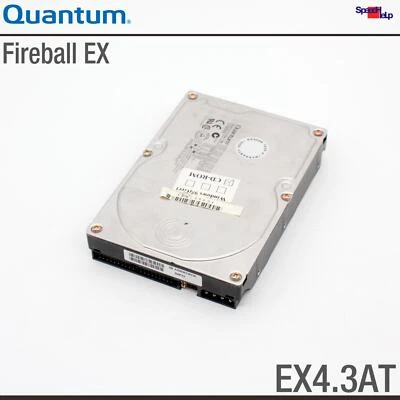 Ide Ata HDD Quantum Fireball Ex EX4.3AT EX43A351 4.3GB Hard Drive Hard Disk 486 - Image 1 of 4