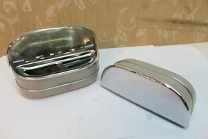 2 NOS GENUINE LANCIA REAR ON SEAT BACK ASHTRAYS FULVIA Berlina 2C 818 - Picture 1 of 9