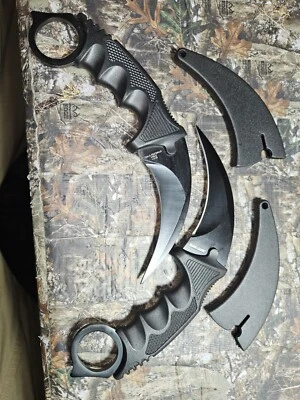 Black Legion Discrete Neck Karambit (BV311). With Lanyard & Sheath Free Shipping - Image 1 of 3
