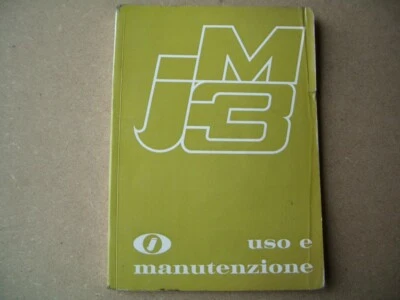 INNOCENTI JM3 - LIBRETTO USO E MANUTENZIONE (ORIGINALE) EDIZIONE 0/5 1964 - Immagine 1 di 4
