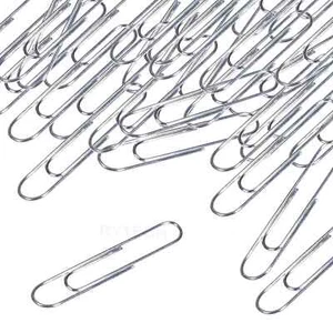 200 Büroklammern Schule Zuhause & Büro Gebrauch Klammern, Büroklammern gewellt Metall - Bild 1 von 8