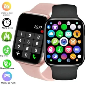 LAXASFIT New Smart Watch 1.73 inch Color Screen Full Touch Custom Dial Bluetooth - Picture 1 of 13