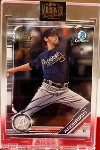 2022 Topps Archives Signature Series Ian Anderson Auto /32 Braves! - Picture 1 of 2