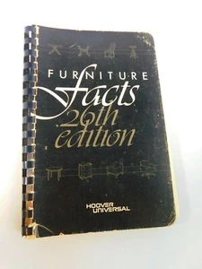 Vintage 1977 Hoover Universal Furniture Design Facts 26th Edition Book RARE - Picture 1 of 11