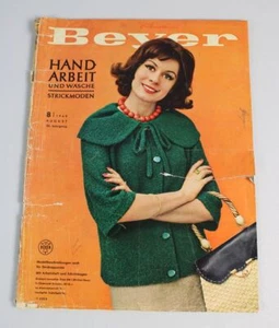C8/ Beyer Nr. 8/1960 - Mode Zeitschrift mit Schnittmusterbogen und Arbeitsheft - Bild 1 von 12
