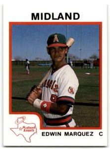 1987 ProCards Edwin Marquez Midland Angels #606