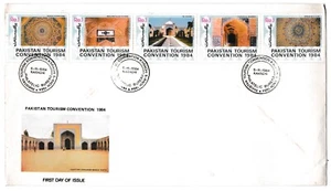 PAKISTAN 1984 TOURISM CONVENTION, MONUMENTS complete set STAMP MNH. - Picture 1 of 2