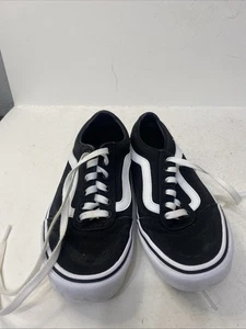 NWOT/B Women's Vans Old Skool Platform Shoes , Black / White , Sz 8.0 - Picture 1 of 8