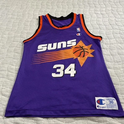 Vintage Phoenix Suns Basketball Jersey Size 36 Purple NBA Charles Barkley 34 90s - Image 1 of 4