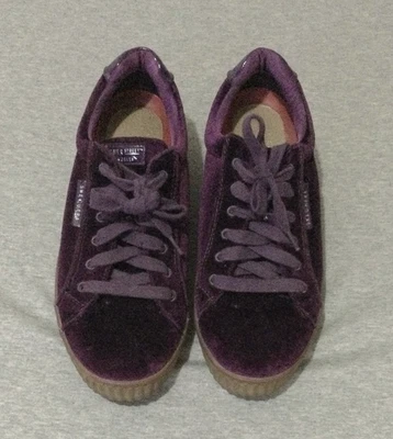 Sketcher Street Women’s Size 8 purple  velvet Lace Up Sneaker Shoes - Image 1 of 4