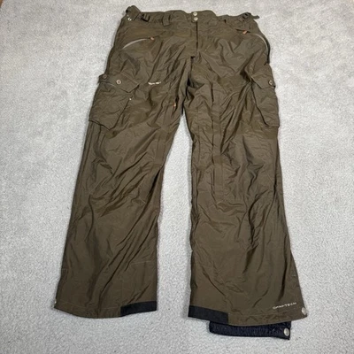 Columbia Pantalones Para Hombre Extra Grandes Verde Convertir Omni-Tech Impermeable Nieve Esquí Foto 1 de 4