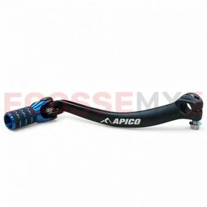 YAMAHA YZ250F YZ450F APICO GEAR LEVER ELITE BLACK-BLUE 2006-2013 GPF314 - Picture 1 of 7