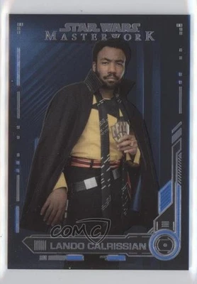 2019 Topps Star Wars Masterwork Blue Lando Calrissian #94 2xw - Image 1 of 3