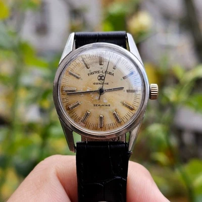 Vintage Favre Leuba Genève Sea King Herrenuhr - Bild 1 von 4