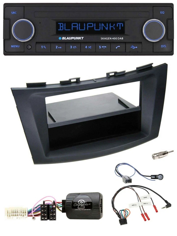Blaupunkt DAB USB Bluetooth Lenkrad Autoradio für Suzuki Swift Sport ab 2011 sch - Bild 1 von 4