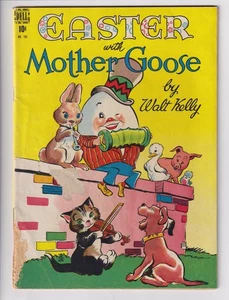 EASTER WITH MOTHER GOOSE  DELL FOUR COLOR  185  COMIC WALT KELLY ART 1946 - Picture 1 of 3