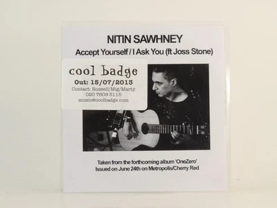 NITIN SAWHNEY ACCEPT YOURSELF (H1) 2 Track Promo CD Single including Picture Sle - Image 1 of 4