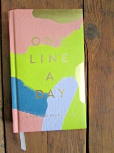 One Line a Day A Five-Year Memory Book Moglea 2018 Diary Journal Chronicle - Bild 1 von 12