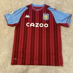 MAGLIA ASTON VILLA KAPPA 2019/2020 MAGLIA BLOKECORE RARA CALCIO TG LARGE - Foto 1 di 4