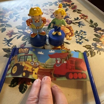 Figuras de juguete DecoPac Bob el Constructor Wendy Stampers adorno de pasteles Foto 1 de 4
