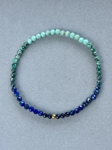 ✨Armband „Innerer Ozean“ – Kraft & Harmonie in Blautönen - 3 mm✨ - Bild 1 von 1