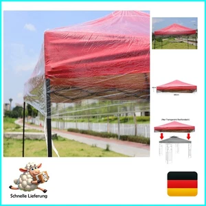 Pavillon 3x3  stabil Winterfest, Doppeldach Transparent Ersatzdach Schutzhaub... - Bild 1 von 10