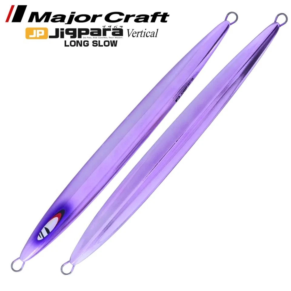 MAJOR CRAFT Slow Jigging Metal Lure Jigpara Vertical Long Slow 400g Keimura UV - Bild 1 von 1