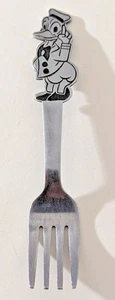 Vintage 70er Jahre Walt Disney von Bonny Edelstahl Donald Duck Sammlerstück Gabel - Bild 1 von 6