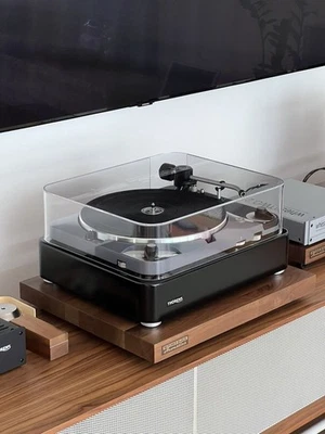 Thorens TD124DD  dustcover, hood, lid Haube, cover, Swiss quality hotte - Image 1 of 4