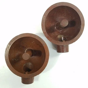 Lot of 2 Vintage 1932-1940 Ford Mercury Outer Distributor Caps 18-12105-BR Brown - Picture 1 of 7