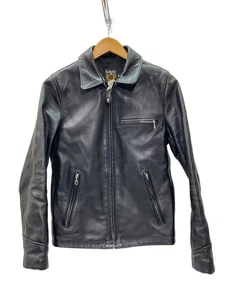 Schott Riders Jacket 103US TRUCKER LEATHER JKT Single 36 BLK 7209 Used - Picture 1 of 5