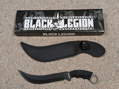 Black Legion Knife BV312 Fighting Knife Survival Hunting Sheaths with Box - Image 1 of 4