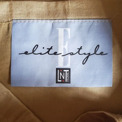 2NWOT Elite Style 84x43"Curtain Panels 100%Silk Champagne Gold Cotton Lined READ - Image 1 of 4