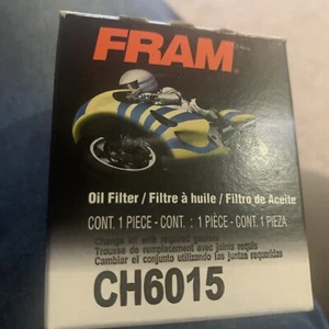 Fram CH6015 Motorcycle/Cycle/ATV/UV Oil Filter(w/Gasket) fits Honda Kawasaki - Picture 1 of 1