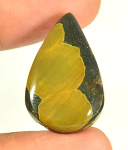 23.60Ct Natural Ocean Jasper Pear Cabochon Undrilled bead Pendant Gemstone - Picture 1 of 9