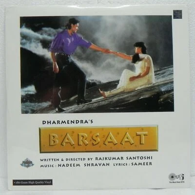 Barsaat LP Record Nadeem Shravan Bollywood Hindi Film Rare Vinyl Indian Mint - Image 1 of 4