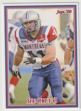 2008 Jogo CFL Shea Emry Rookie Card #94 Montreal Alouettes Eastern Washington